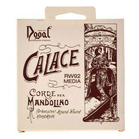 Dogal® »RW92 MEDIA - MANDOLIN SET CALACE - CARBONSTEEL« Saiten für Mandoline - Carbonsteel Wound - Loop End - 8 Saiten von Dogal