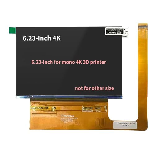 6,23 Zoll Mono-LCD-Bildschirm für Anycubic Photon Mono X, 4K 3840x2400 Auflösung, Druckbildschirm-Ersatz, PJ3D623V0 von Dognoses
