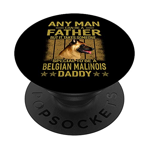 Dogs 365 Belgian Malinois Dog Daddy Dad Gift For Men PopSockets mit austauschbarem PopGrip Dogs 365 Belgian Malinois Dog Daddy Dad Gift For Men PopSockets mit austauschbarem PopGrip von Dogs 365