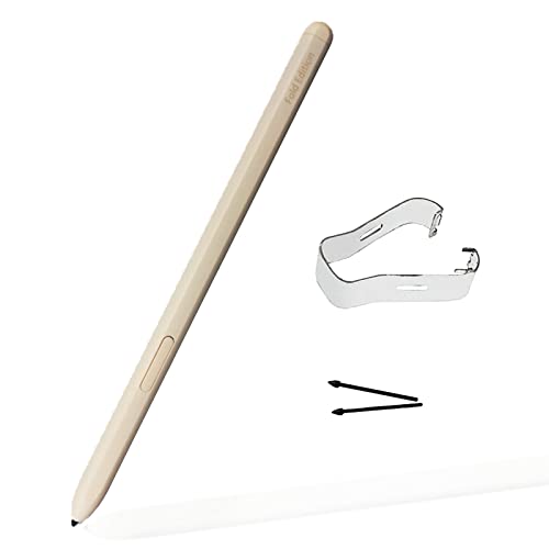 Galaxy Z Fold 4 Pen Ersatz + 2 Stiftspitzen für Samsung Galaxy Z fold 4 S Pen Touch Stylus S Pen + Ersatzspitzen / Spitzen (Beige) von Dogxiong