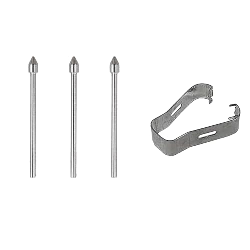 Metallspitzen/Spitzen Ersatz für Samsung Galaxy Tab S10+/S10 Ultra/S9/S9FE+/S9 Ultra/S8/S8+/S8 Ultra/S7/S7 FE/S6/S6 Lite S Stift, Federn/Spitzen + Ersatzpinzette (3 Stück/Set) von Dogxiong