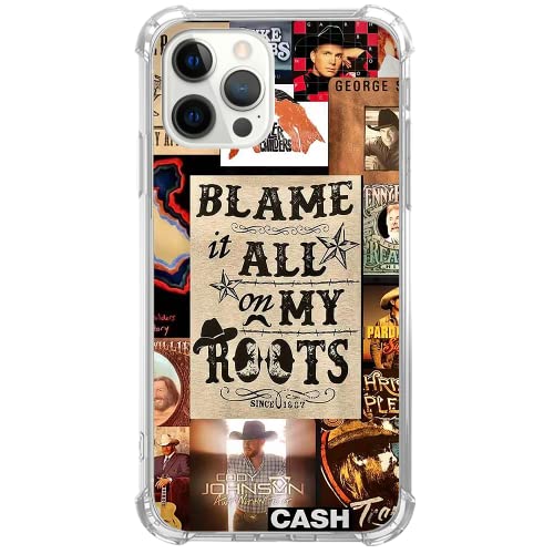 Vintage Retro Western Aesthetic Hülle Kompatibel mit iPhone 12 und iPhone 12 Pro, Country Music Cowboy Hülle für iPhone 12 und iPhone 12 Pro für Teenager Männer und Frauen, Coole Trendige TPU Bumper von Dohakemuny