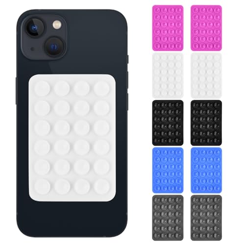 Dokeno 10 Stück Silikon Saugnapf Handyhalterung Saugnapf Handy Saugnäpfe Octobuddy Handyhalter Saugnapf Mehrzweck Handyhalterung für Mobile Stromversorgung (5 Farben) von Dokeno