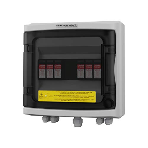 Solar Anschlusskasten Photovoltaik DC 1000V Überspannungsschutz 2x Phoenix T2 2-String PG Box für Solarmodule Doktorvolt Solar Anschlusskasten Photovoltaik DC 1000V Überspannungsschutz 2x Phoenix T2 2-String PG Box für Solarmodule Doktorvolt von Doktorvolt