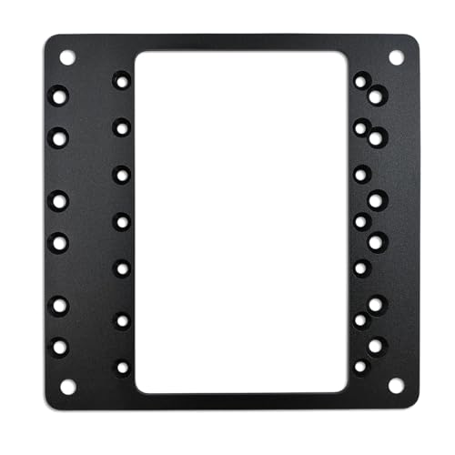 DolDer Festplatten-Halterung Festplattenhalter Adapter Mouting Wechselrahmen, Montangeplatte Kompatibel mit 2,5/3,5 Zoll Festplatten, am PC 12/9cm Lüfter installiert (2 Stück) von DolDer
