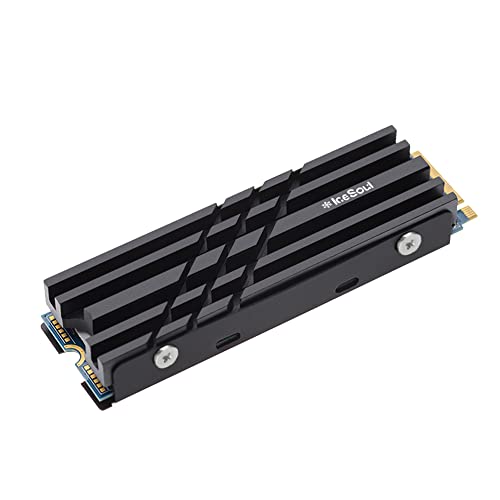 DolDer M.2 2280 SSD Kühlkörper,doppelseitiger Kühlkörper,Hochleistungs-SSD-Kühler für PC/PS5 für PCIE NVME M.2 SSD oder SATA M.2 SSD-77 * 22 * 6mm(X2280) von DolDer
