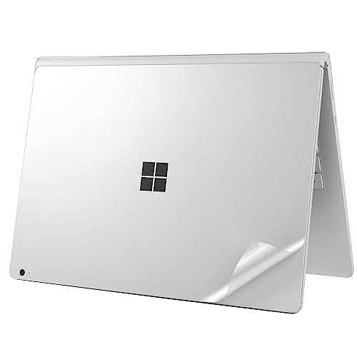 DolDer Microsoft Surface Book 2 (Intel HD-Grafik 620) Skin Chrome-Soft-Silver Designfolie Sticker für Surface Book 2 (Intel HD-Grafik 620) von DolDer