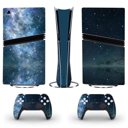 DolDer Skin Sticker für PS5 Pro Konsole Digital & Disc Edition, Vinyl Aufkleber Schutzfolie Zubehör für PS5 Pro Controller (0204) von DolDer