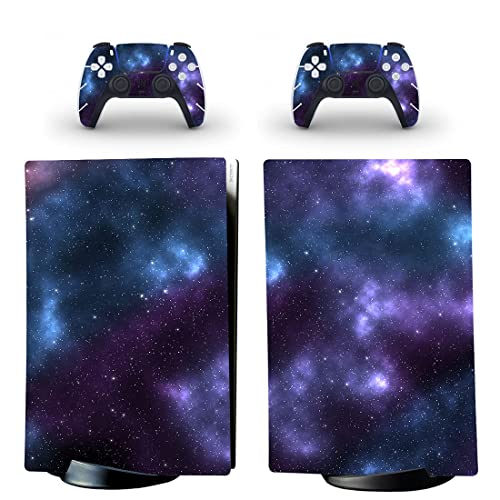 DolDer PS5 Skin Sticker/Aufkleber Folie schützende Haut Schale für Sony PS5 Konsole und 2 Dualshock Controller (0020 PS 5 - Digital Edition) von DolDer