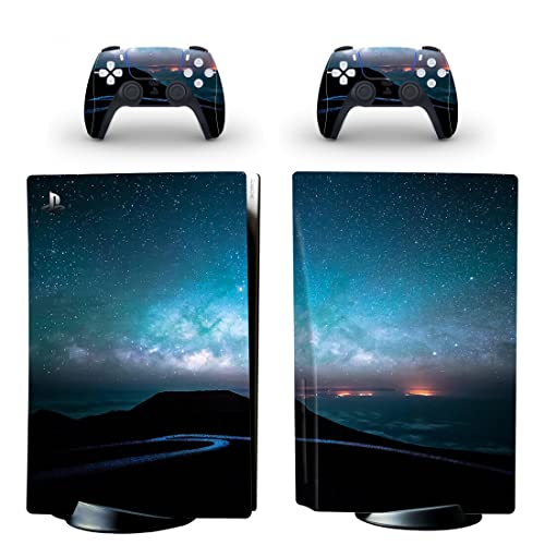 DolDer PS5 Skin Sticker/Aufkleber Folie schützende Haut Schale für Sony PS5 Konsole und 2 Dualshock Controller (0421) von DolDer