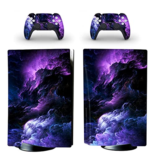 DolDer PS5 Skin Sticker/Aufkleber Folie schützende Haut Schale für Sony PS5 Konsole und 2 Dualshock Controller-0811 von DolDer