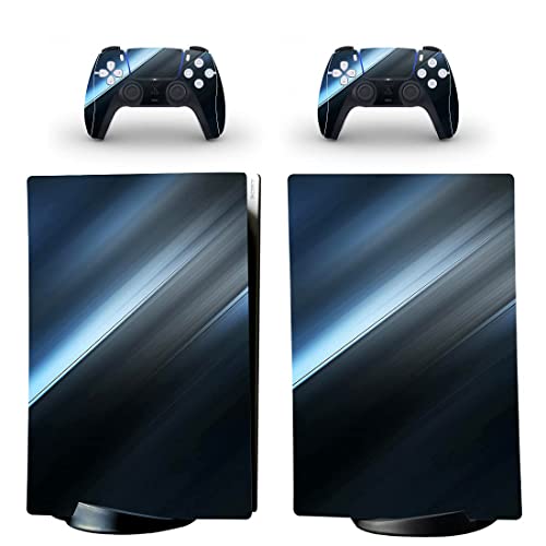 DolDer PS5 Skin Sticker/Aufkleber Folie schützende Haut Schale für Sony Playstation 5 Konsole und 2 Dualshock Controller-0683 Digital Edtion von DolDer