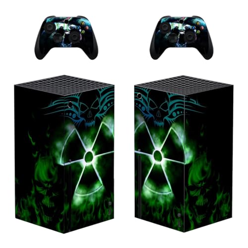 DolDer Xbox Series X Skin Sticker/Aufkleber Folie schützende Haut Schale für Xbox Series X Konsole und 2 Dualshock Controller -0400 von DolDer