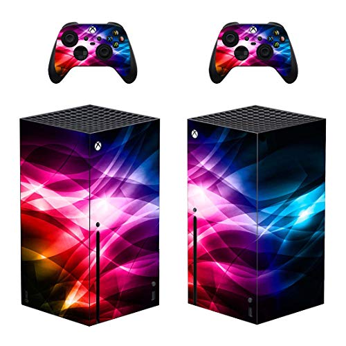 DolDer Skin Sticker/Aufkleber Folie schützende Haut Schale für Xbox Series X Konsole und 2 Dualshock Controller -0448 von DolDer