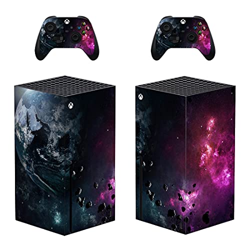 DolDer Skin Sticker/Aufkleber Folie schützende Haut Schale für Xbox Series X Konsole und 2 Dualshock Controller -0739 von DolDer