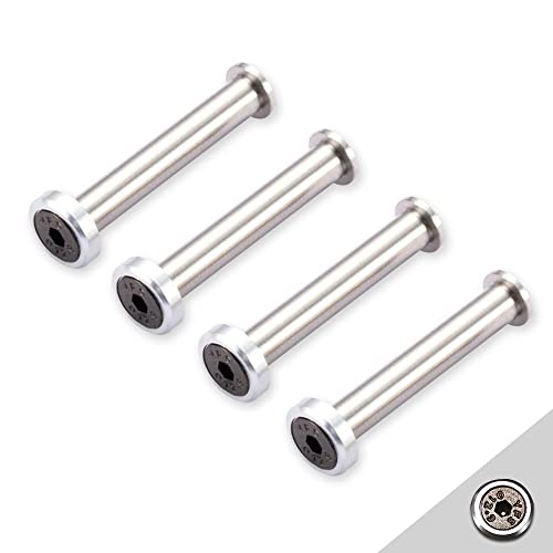DolDer PC Lüfterschrauben 25mm Computer Ventilatorschrauben Fan screws Innensechskantschrauben und Schraubenpfosten für PC-Gehäuse, 25mm Lüfter (silber) von DolDer