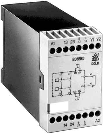 Dold&Söhne 2-Handsicherheitsrelais BD5980N.02 AC50/60HZ 0035299 von Dold&Söhne