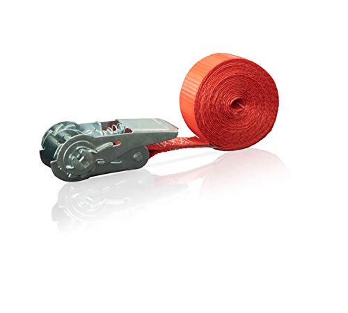 Dolezych Ratschenzurrgurt 1-teilig 700 daN, 4 m Länge - Farbe Rot von Dolezych