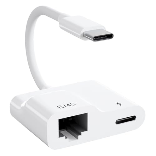 DollaTek 100Mbit/s Netzwerkkarte Typ-C auf RJ45 Port PD Aufladung Mobiltelefon Ethernet Konverter Adapter Stabile Verbindung von DollaTek