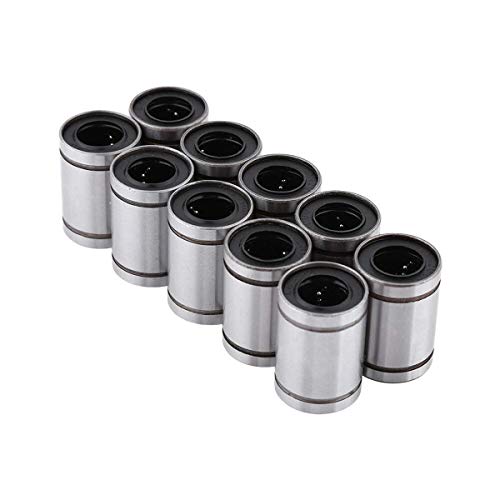 DollaTek 10er LM6UU 6x12x19mm Doppelseitige Gummidichtung Linearkugellager von DollaTek
