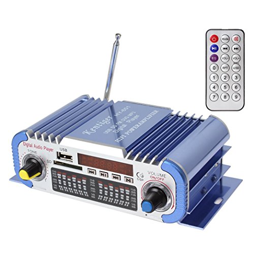 DollaTek 2 Kanäle Hi-Fi Mini-Digital-Motorrad Auto Auto-Stereo-Endstufe Sound-Modus Audio-Musik-Player unterstützen USB/FM/SD für Auto Motorrad Auto Auto CD DVD DC 12V Eingang - Blau DollaTek 2 Kanäle Hi-Fi Mini-Digital-Motorrad Auto Auto-Stereo-Endstufe Sound-Modus Audio-Musik-Player unterstützen USB/FM/SD für Auto Motorrad Auto Auto CD DVD DC 12V Eingang - Blau von DollaTek