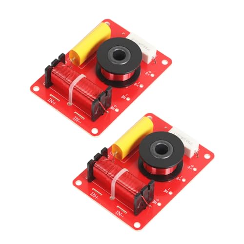 DollaTek 2Pcs Lautsprecher Frequenz Teiler Bord 2 Weg Höhen/Bass Hallo-fi Audio Crossover Filter Frequenz Verteiler DIY Modul von DollaTek