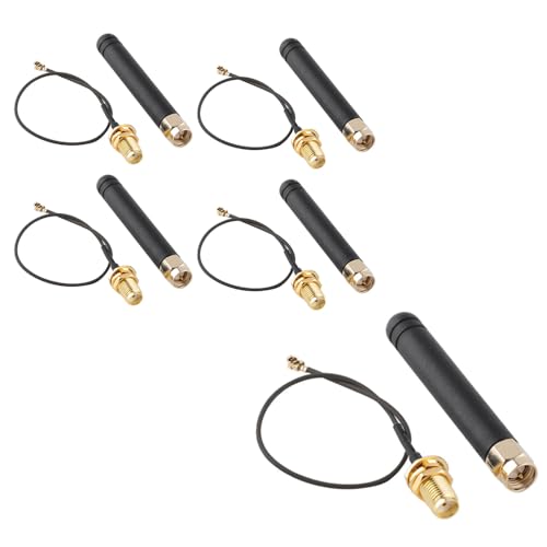 DollaTek 5Pcs U.FL IPEX zu SMA-Anschluss Antenne 868-915 MHz für Lora Board Lora32u4 II WiFi Lora32 von DollaTek