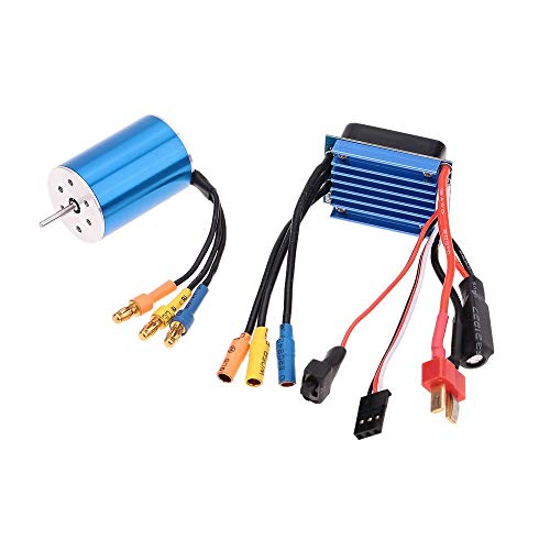 DollaTek 7200KV 4P sensorloser bürstenloser Motor mit bürstenlosem 25A ESC für 1/18 RC Offroad-Autoboot von DollaTek