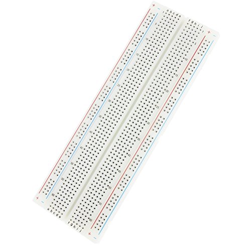 DollaTek 830 Solderless Plug-in Steckbrett 830 tie-Punkte 4 Stromschienen 6,5 x 2,2 x 0,3 Zoll (165 x 55 x 9 mm) Brotschneidebrett Breadboard von DollaTek