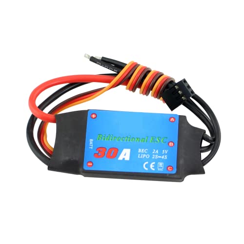 DollaTek Double Sides Brushless ESC Unterwasserstrahlruder RC Auto Bootsteile - 30A von DollaTek