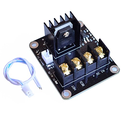 DollaTek Heat Bed Leistungsmodul Add-on Hot Bed Power Erweiterungsplatine MOS Tube High Current Load Modul für 3D-Drucker von DollaTek