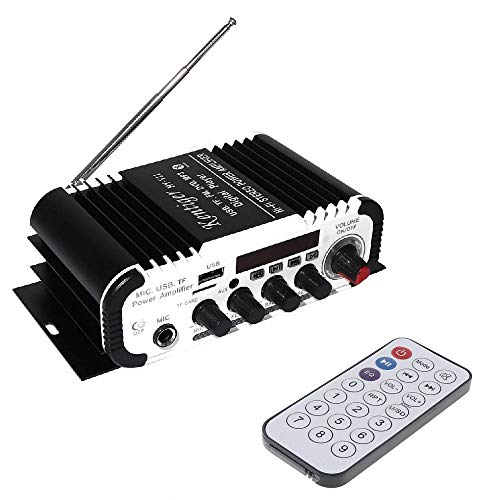 DollaTek Kentiger HY-V11 2CH Hi-Fi Bluetooth Auto Audio Verstärker FM Stereo Radio Player Unterstützung USB DVD MP3 Eingang für Auto Motorrad von DollaTek