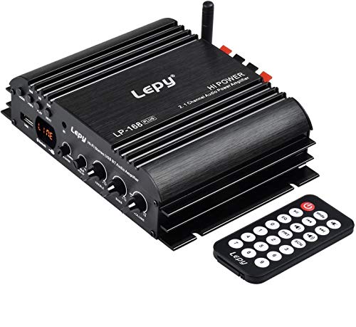 DollaTek LEPY LP-168 Plus Bluetooth 2.1 Kanal IR 2X 45W 1x 68W HiFi Digital Stereo Bass Audio USB MP3 MP4 DVD Auto Verstärker LED Licht von DollaTek