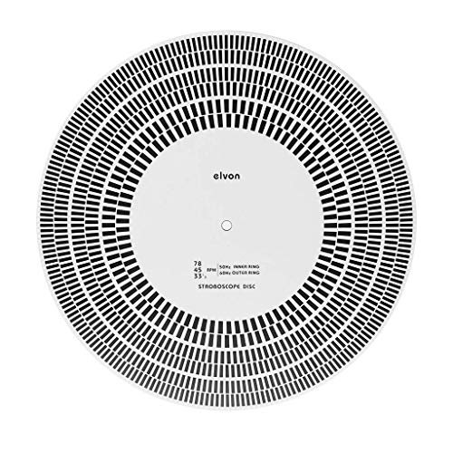 DollaTek LP Schallplatte Plattenspieler Phono Tachometer Kalibrierung Strobe Disc Stroboskop Matte 33,3 45 78 U/min von DollaTek