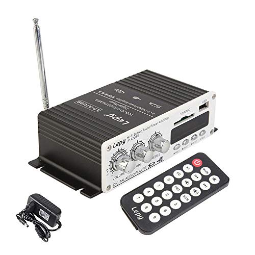 DollaTek Lepy LP-A7 USB 2x35W Digitaler Leistungsverstärker mit Fernbedienung,Kompatibilität mit USB / MP3 / MP4 / SD/FM von DollaTek