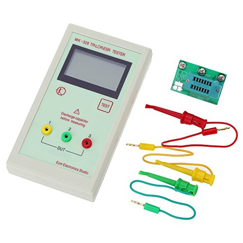 DollaTek MK328 LCD Hintergrundbeleuchtung Tragbarer Transistor Tester Diode Induktivität Kapazitätswiderstand ESR Meter MOS/PNP/NPN L/C/R Testing von DollaTek