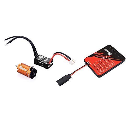 DollaTek Mini 1410 bürstenloser Motor 9500kv mit 18A ESC-Combo und Programmierkartensatz für 1:24 und 1: 26 rc Auto - Gold DollaTek Mini 1410 bürstenloser Motor 9500kv mit 18A ESC-Combo und Programmierkartensatz für 1:24 und 1: 26 rc Auto - Gold von DollaTek
