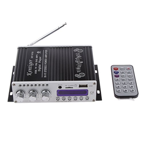 DollaTek Mini Bluetooth Hallo-Fi-Stereo-Audio-AMP Verstärker Bass Booster MP4 12V Unterstützung FM / MP3 / TF/USB/DVD für Auto-Motorrad-Auto-CD DVD von DollaTek