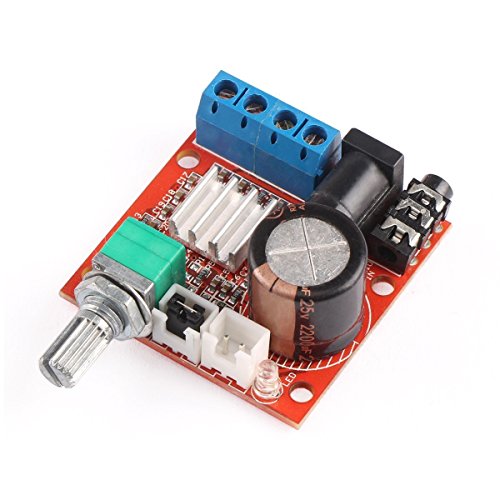 DollaTek Mini-HiFi-Stereo-Audio-Audio-Verstärker Verstärker Portable AMP 10W + 10W 2 Kanal Class-D DC 12V Digital Booster Verstärker Board Module von DollaTek