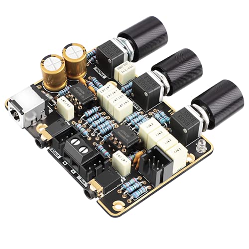 DollaTek NE5532 Mini Preamlifier Tonboard Aktiver Filter Verstärker Vorverstärker mit Einstellungs-Lautstärkeregler für Heimkino von DollaTek