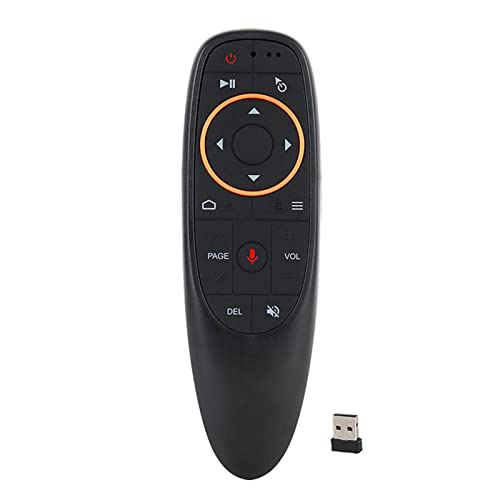 DollaTek PC-Fernbedienung Air Mouse 2,4-GHz-Funkfernbedienung mit Sprachgyroskopfunktion für Google Android TV Box Smart TV PC HTPC Raspberry Laptop Präsentation von DollaTek