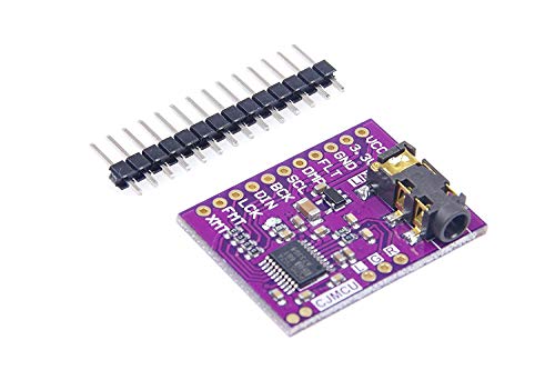 DollaTek PCM5102A Digital-Analog-Wandler PLL-Sprachmodul Stereo-DAC-Soundkartenplatine 3,5-mm-Stereo-Klinke 24-Bit-Digital-Audio-Modul für Raspberry Pi von DollaTek