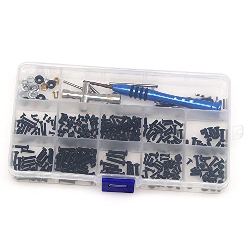 DollaTek RC Schrauben Kit Box Tool Schwingenbolzen Reparatur Schrauben Box für weili 1/14 144001 RC Auto von DollaTek