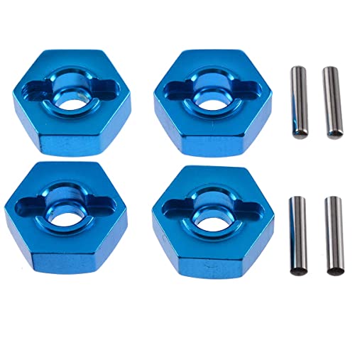 DollaTek Rad-Sechskantadapter, 4 Stück Metall 7mm bis 12mm Radsechskant-Nabenadapter für RC-Ersatzteil RC-Auto-Upgrade-Teile DollaTek Rad-Sechskantadapter, 4 Stück Metall 7mm bis 12mm Radsechskant-Nabenadapter für RC-Ersatzteil RC-Auto-Upgrade-Teile von DollaTek