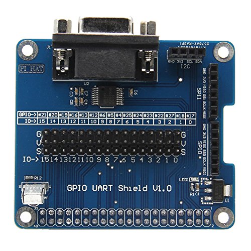 DollaTek Serial Port Erweiterungskarte RS232 für Raspberry Pi 3 Modell B / 2 B/B + GPIO UART Shield Mit IR empfangen DollaTek Serial Port Erweiterungskarte RS232 für Raspberry Pi 3 Modell B / 2 B/B + GPIO UART Shield Mit IR empfangen von DollaTek