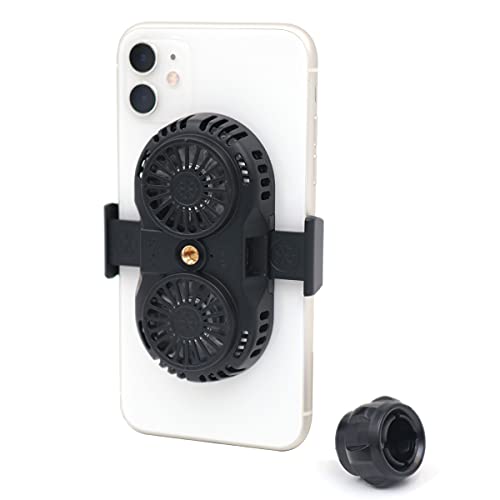 DollaTek Telefon Lüfter Handy Halbleiter Kühlerlüfter für kühle Telefon Temperaturen für kühlkörper Smartphone, Glatte 4-6.5 Zoll Handys - Schwarz DollaTek Telefon Lüfter Handy Halbleiter Kühlerlüfter für kühle Telefon Temperaturen für kühlkörper Smartphone, Glatte 4-6.5 Zoll Handys - Schwarz von DollaTek
