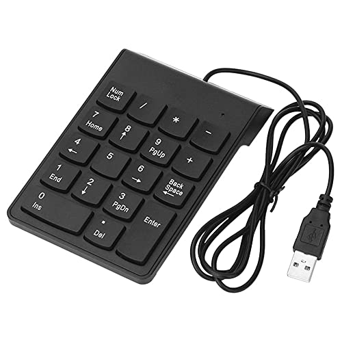 DollaTek USB-Mini-Tastatur Einhandtastatur Nummerntastatur für Laptop PC Kompatibel mit Win7/8 /NT/ME/2000/XP/Vista Win10/Android/Linux/IOS von DollaTek