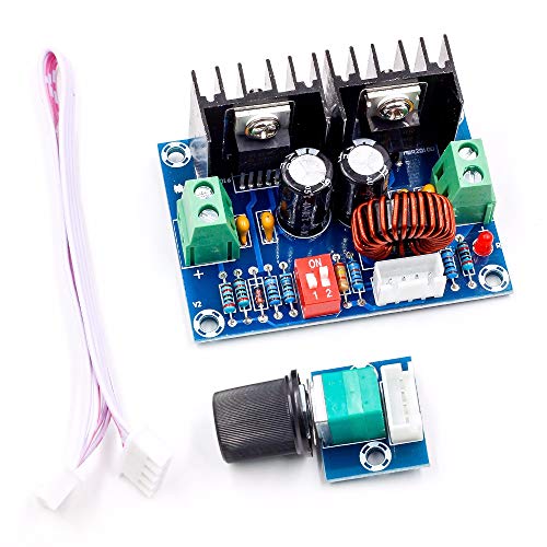 DollaTek XH-M405 DC-DC Spannungsregler Modul 200W XL4016 Abwärts-Buck Board High Power 8A mit externem Potentiometer von DollaTek