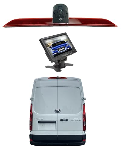 Dolphin Automotive Dual-Rückfahrkamera für Maxus Deliver 9 Van (Kamera mit 17,8 cm Armaturenbrett-Monitor) von Dolphin Automotive