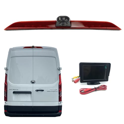 Dolphin Automotive Rückfahrkamera für Maxus Deliver 9 (Kamera mit 4,3 Zoll Armaturenbrett-Monitor) von Dolphin Automotive
